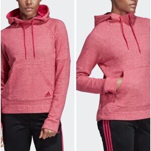 Adidas Salmon Red  Hoodie Sweatshirt Size XL